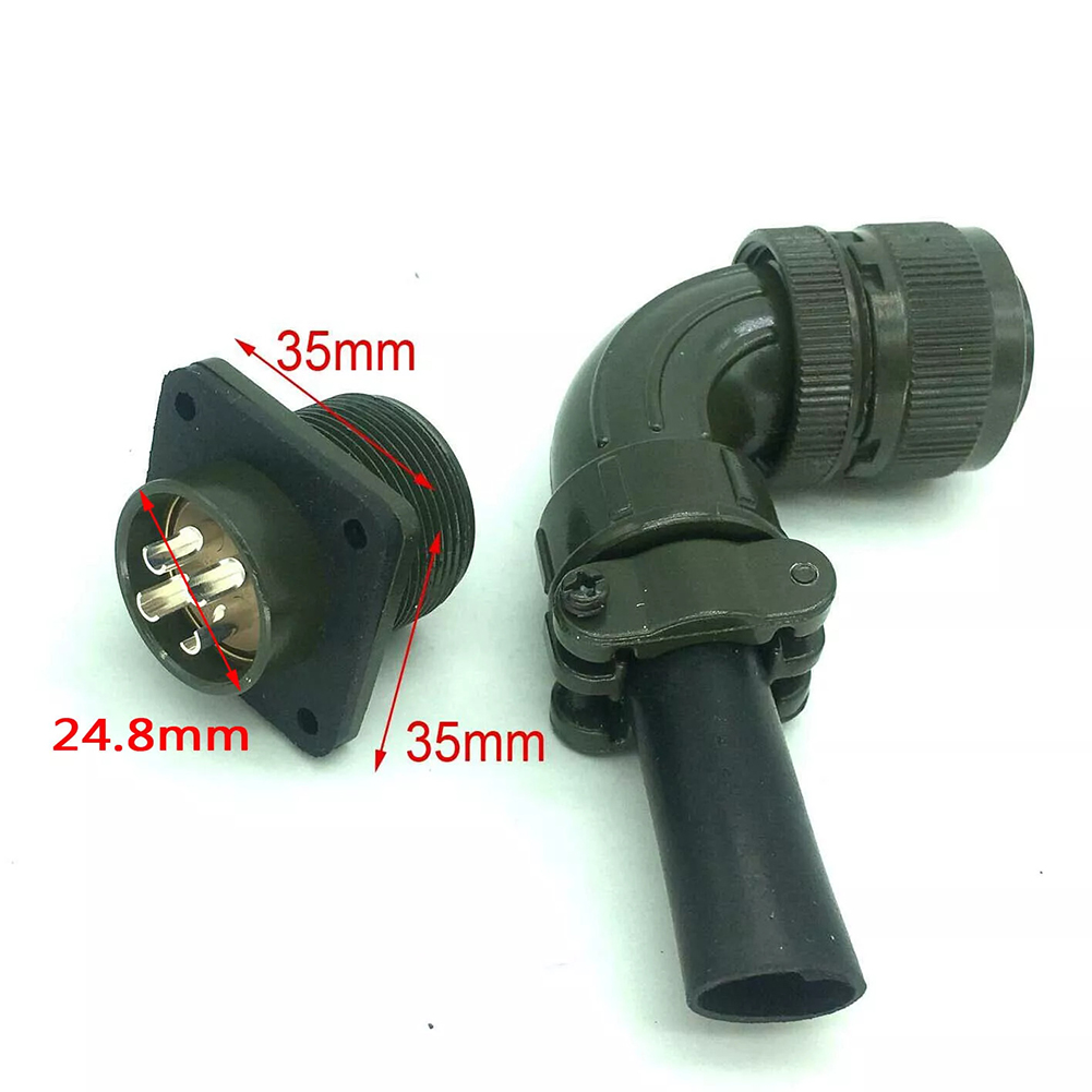 Aviator Connector Kit - 90度コネクタ 4ピンコネクタ 航空機器接続 4ピン設計 コンパクトサイズコネクタキット 3108