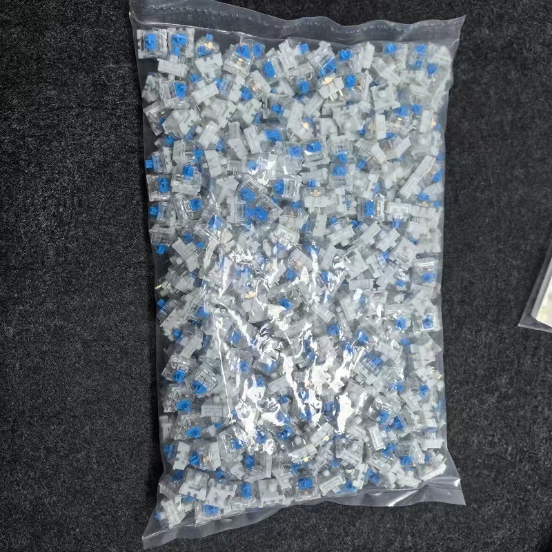 Mechanical Switch Tester - 20-100pc メカニカルキーボードスイッチ青赤茶色スイッチカスタマイズ可能なホットスワップ可能 3 ピンクロスステムメカニカルキーボード用
