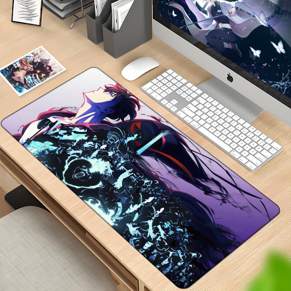 Gaming Keyboard Typewriter - アニメソロレベリングマウスパッド HD 印刷コンピュータゲーマーロッキングエッジノンスリップマウスパッド XXL90x40cm キーボード PC