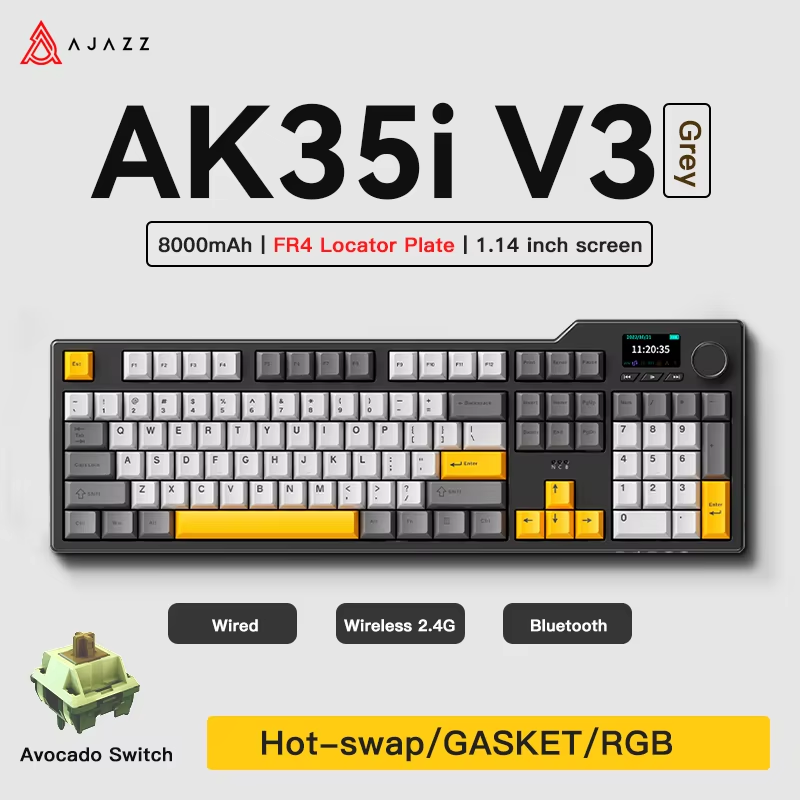 Ajazz AK35I V3/V4 MAX トライモード有線 - Gaming Keyboard Corsair のレビューと価格