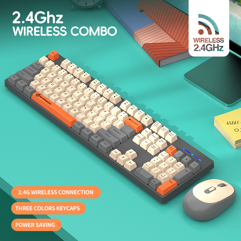 2.4Gワイヤレスオフィスキーボードマウスコンボ、オフィスや - Gaming Keyboard And Mouse Set のレビューと価格