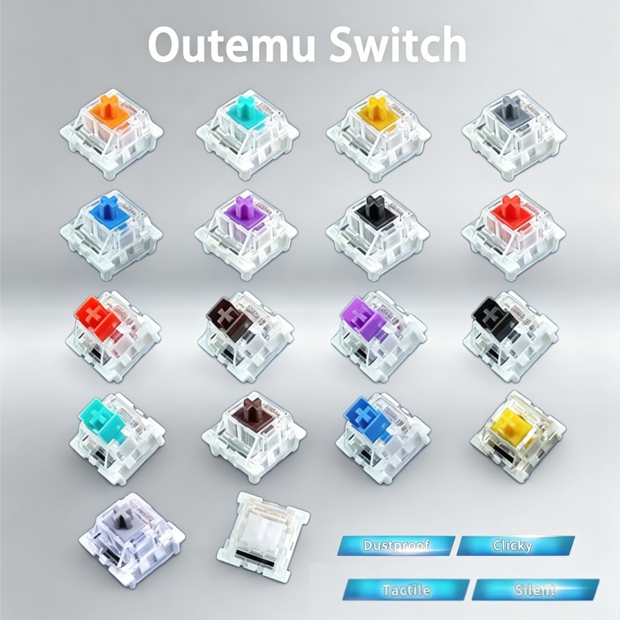 Outemu スイッチ メカニカルキーボード用 3ピン 防塵 - Mechanical Switch Tester のレビューと価格