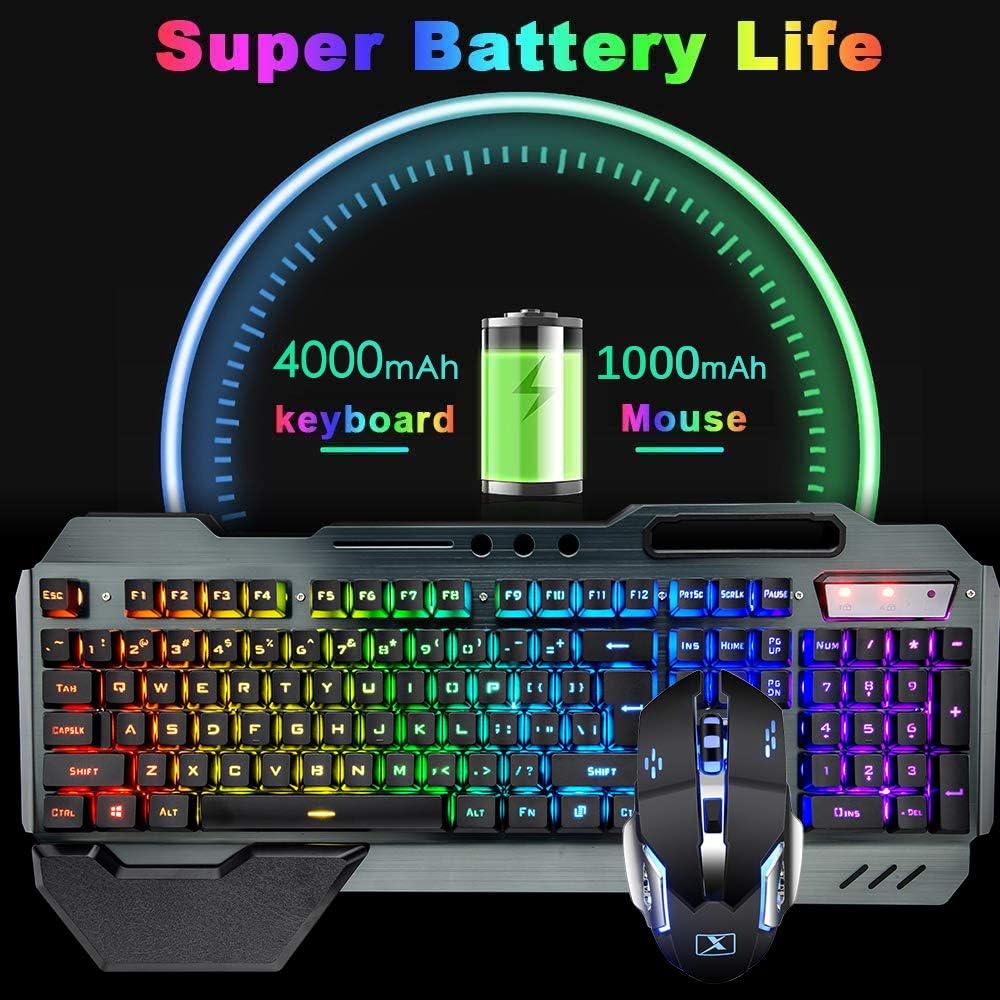K680ワイヤレスゲーミングキーボードとマウスの組み合わせ、 - Gaming Keyboard Mouse Combo のレビューと価格