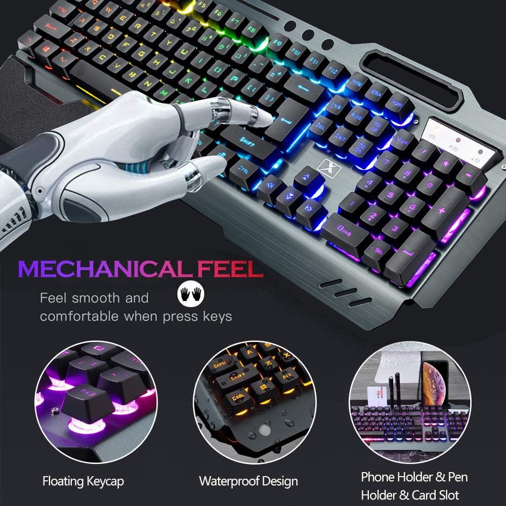 K680ワイヤレスゲーミングキーボードとマウスの組み合わせ、 - Gaming Keyboard Mouse Combo のレビューと価格