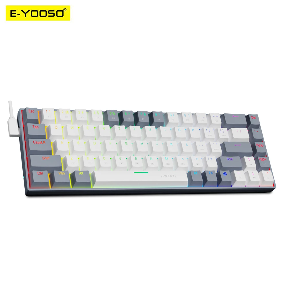 E-yooo-メカニカルゲーミングキーボード,赤いスイッチ, - Gaming Keyboard E Yooso のレビューと価格