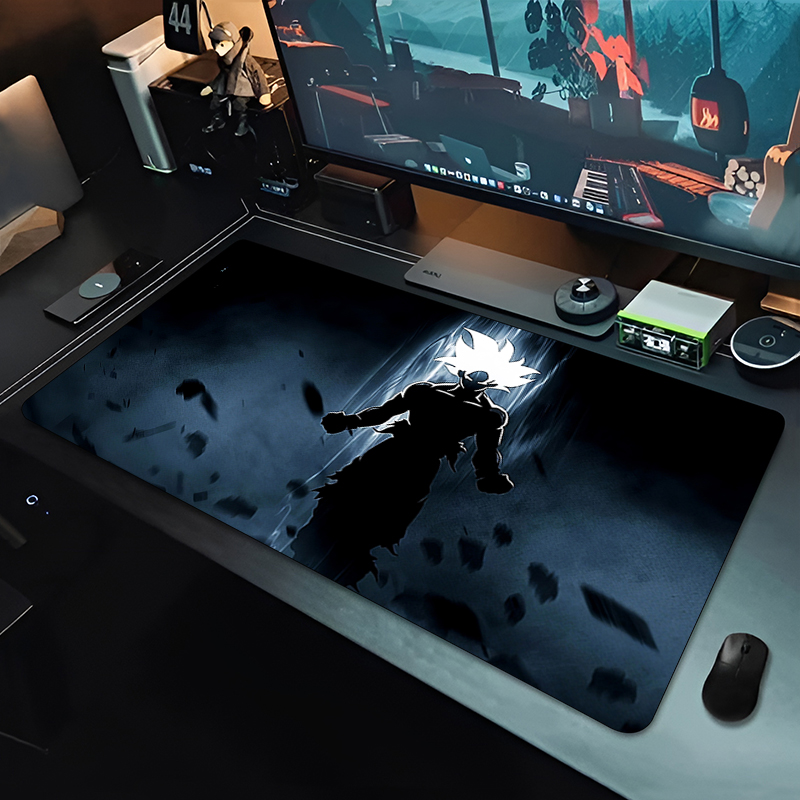 DBZ ブラックアニメマウスパッドドラゴンボール大型 PC  - Gaming Keyboard High Ground のレビューと価格