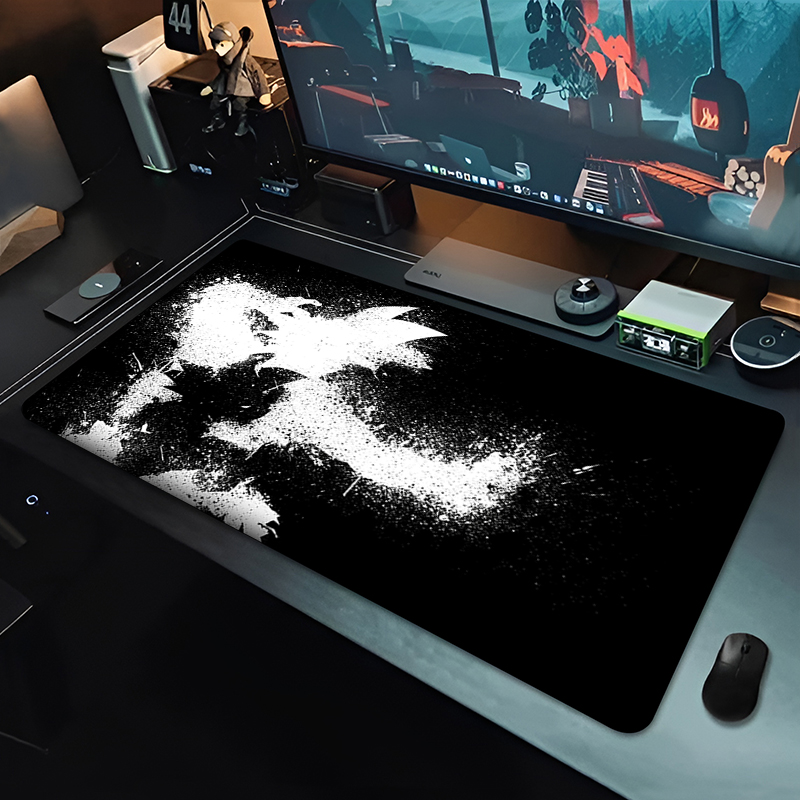 DBZ ブラックアニメマウスパッドドラゴンボール大型 PC  - Gaming Keyboard High Ground のレビューと価格