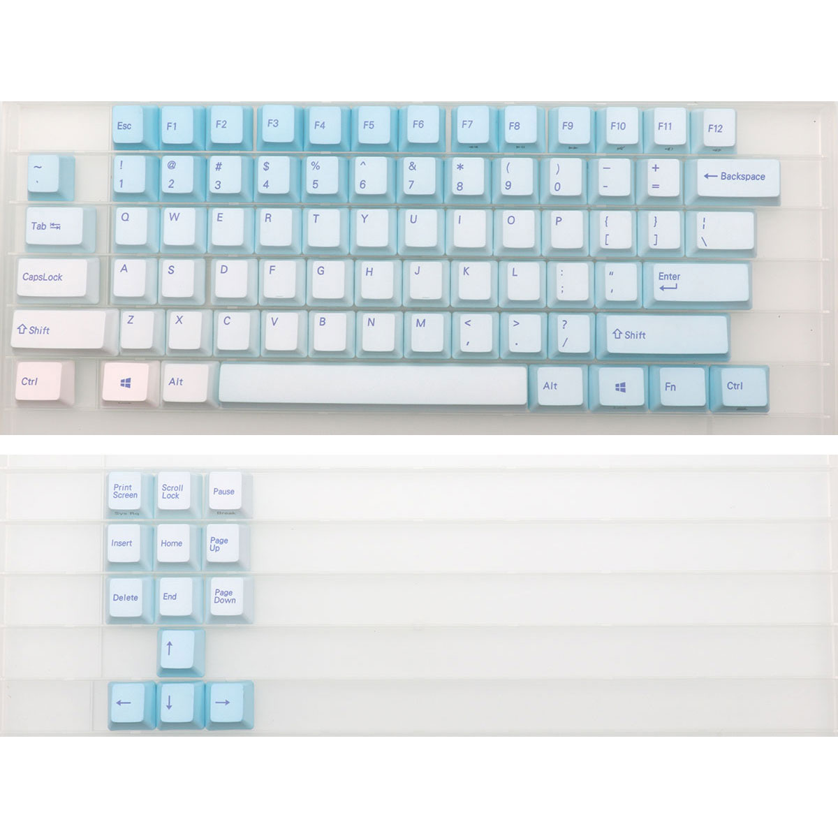 87 キーフロストブルーキーキャップチェリープロファイル P - Keyboard Gaming Blue Switch のレビューと価格