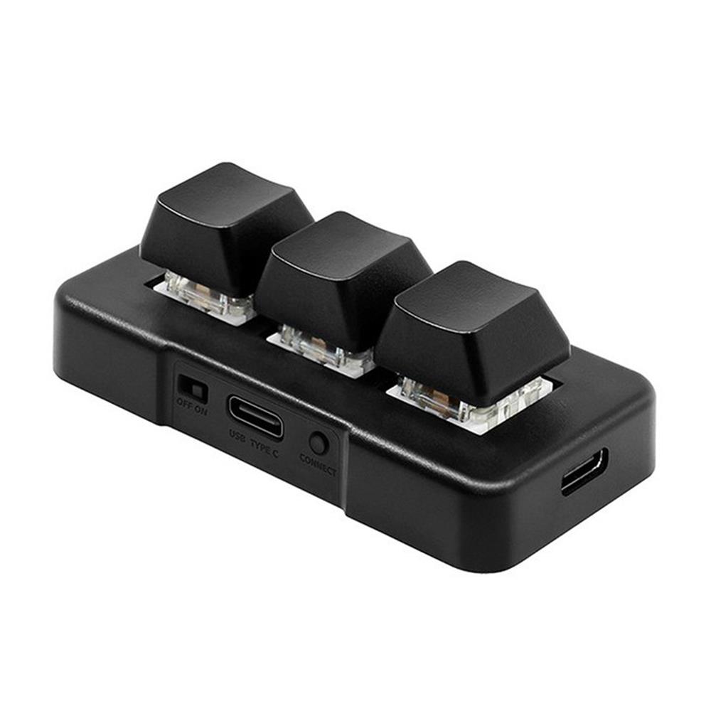 メカニカルブルースイッチ付き小型キーボード,3キー,USB, - Keyboard Gaming Blue Switch のレビューと価格