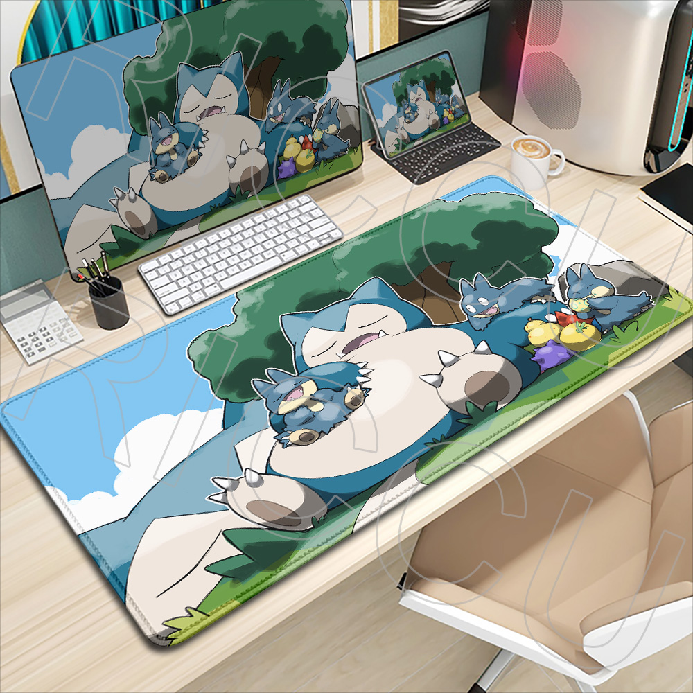 HD 印刷マウスパッドポケモンカビゴンオフィスマットゲーム大 - Gaming Keyboard Typewriter のレビューと価格