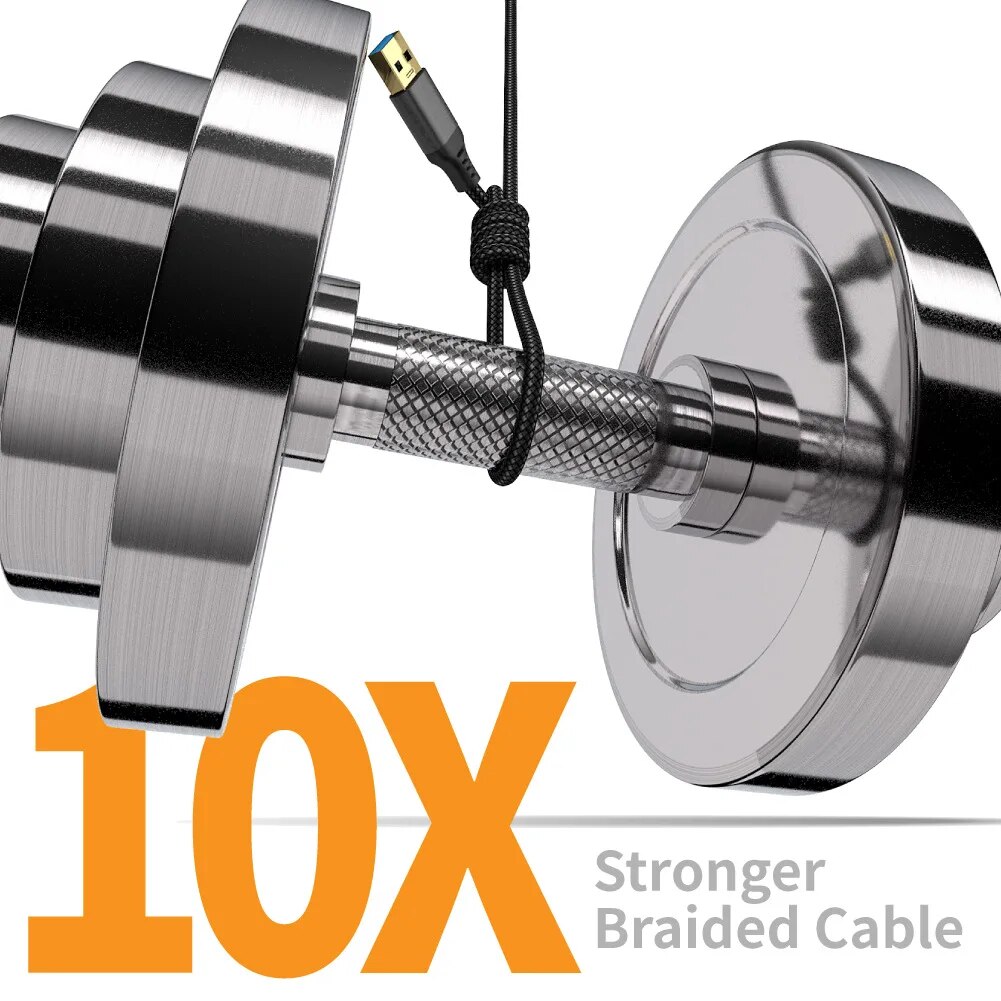 USB 3.0 ナイロン編組延長ケーブル USB メス-オス - Coiled Usb Cable のレビューと価格