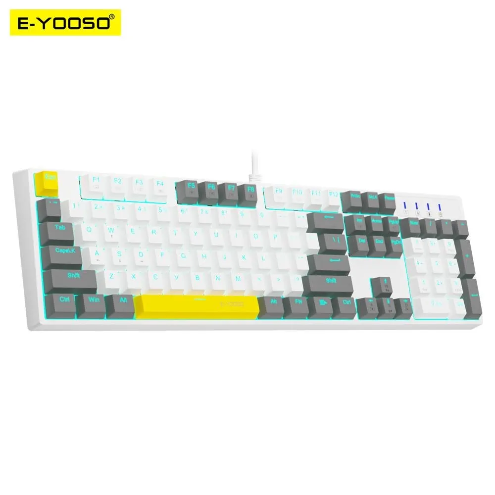 E-YOOSO Z14 USB メカニカルゲーミング有線キー - Gaming Keyboard E Yooso のレビューと価格