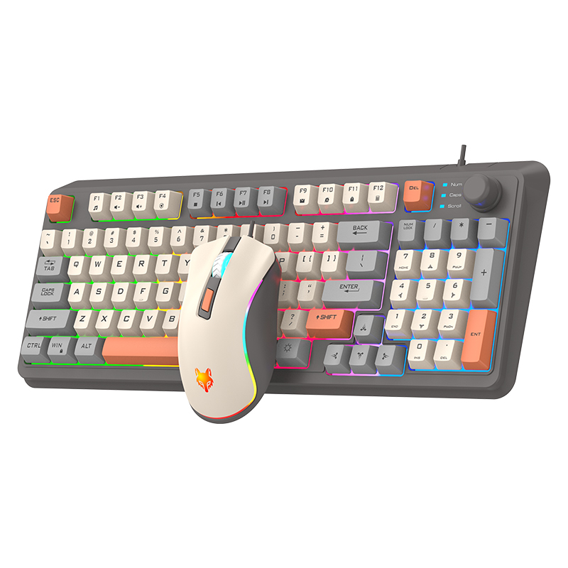 USBケーブル付きキーボードとマウスのセット,照明付き,デス - Gaming Keyboard And Mouse Set のレビューと価格
