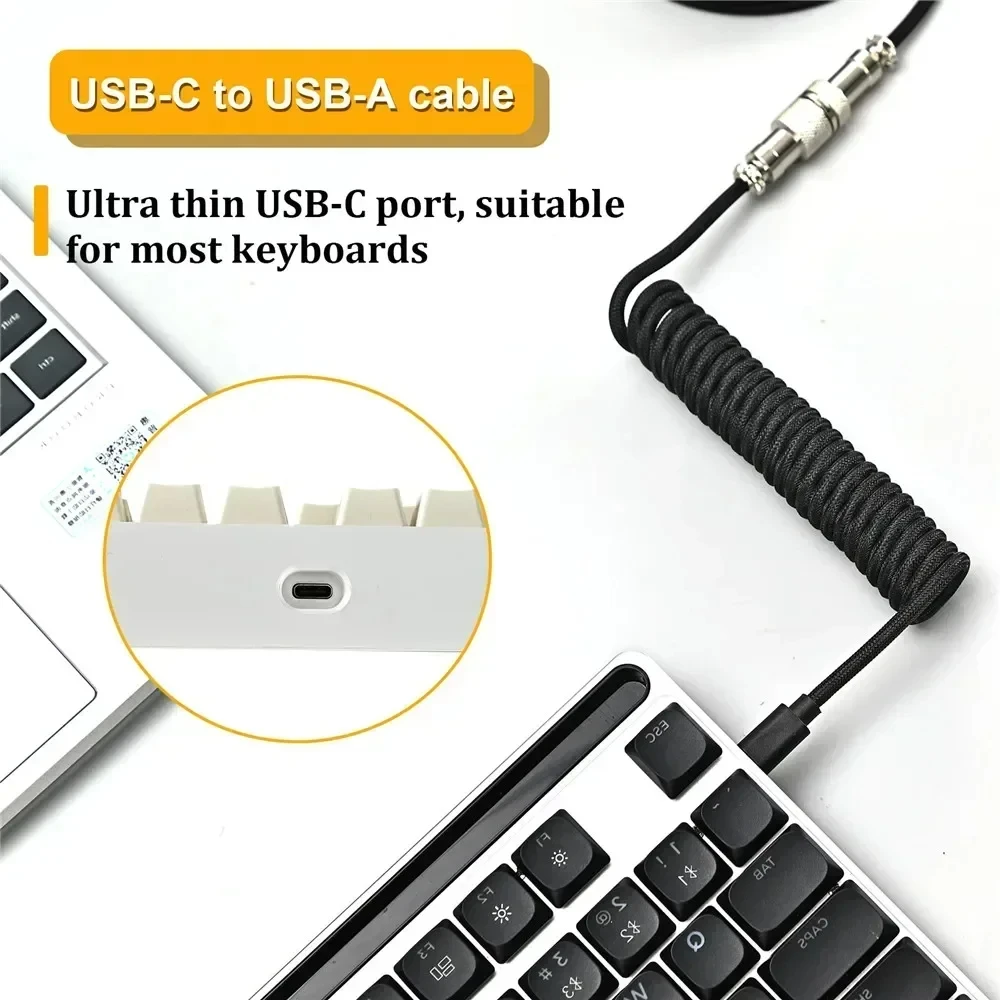 KEBIDUMEI メカニカルキーボード用コイルケーブル U - Gaming Keyboard Types のレビューと価格