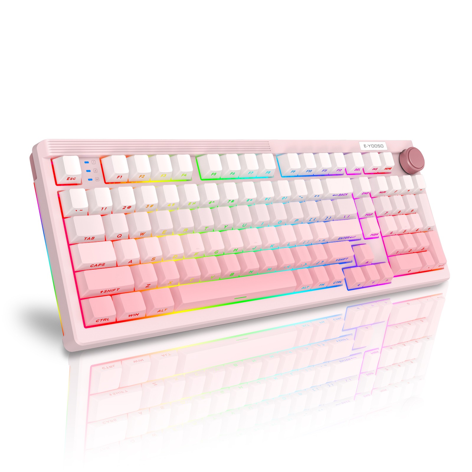 E-YOOSO 98 キーメカニカルキーボード 3 モード  - Gaming Keyboard E Yooso のレビューと価格
