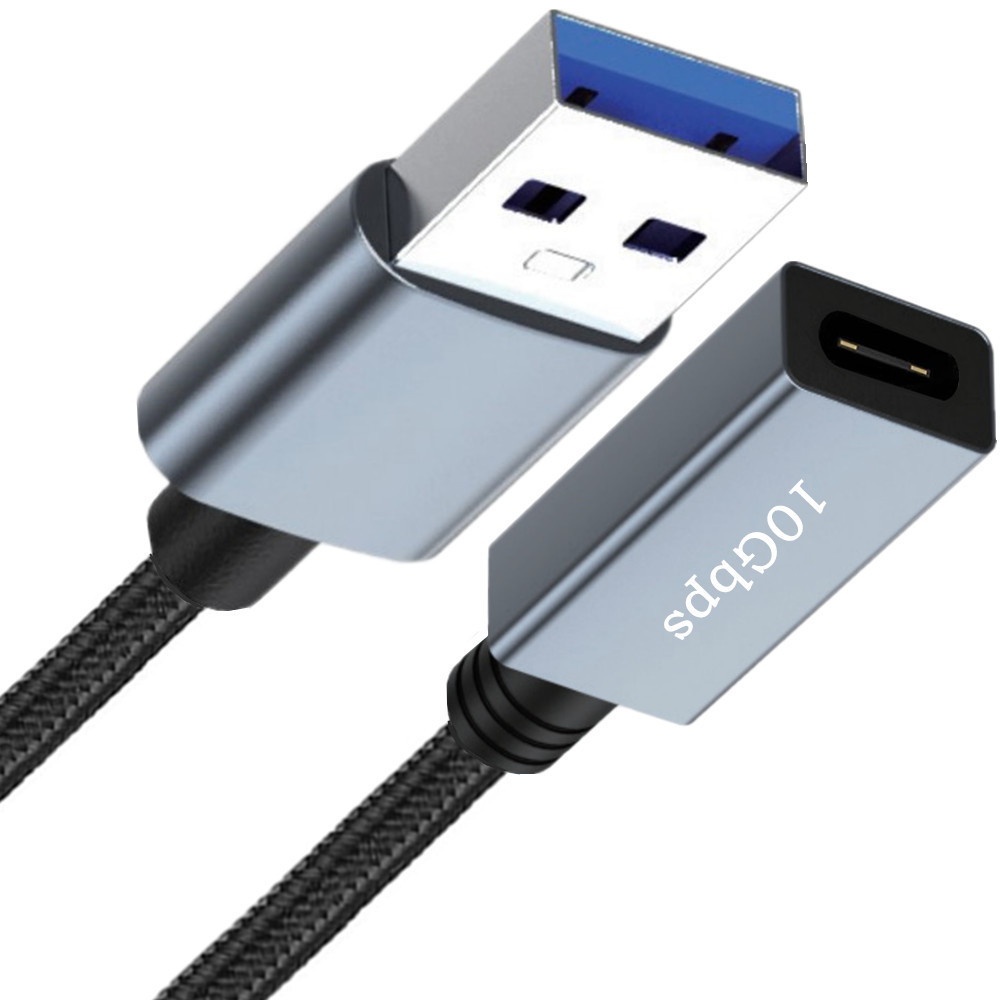 USB 3.0 タイプ A オス-メス延長ケーブル ナイロン - Coiled Usb Cable のレビューと価格