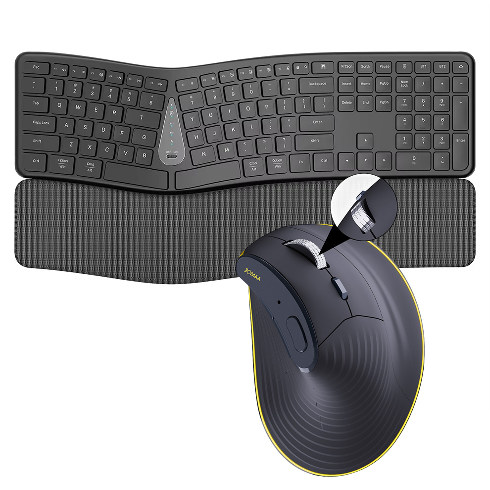 2.4G ワイヤレスキーボードマウスコンボ、快適な自然なタイ - Gaming Keyboard And Mouse Set のレビューと価格